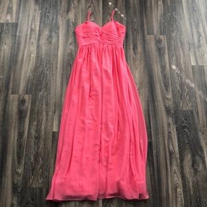 House of Brides Coral Pink Bridesmaid Dress